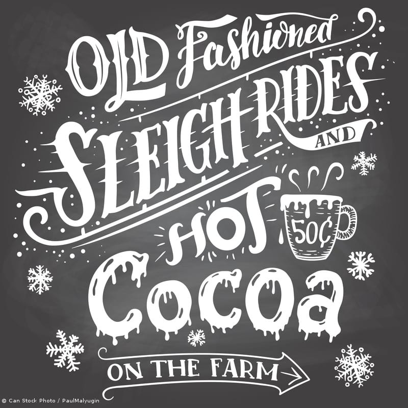 Old Fashion Sleigh Ride Sign