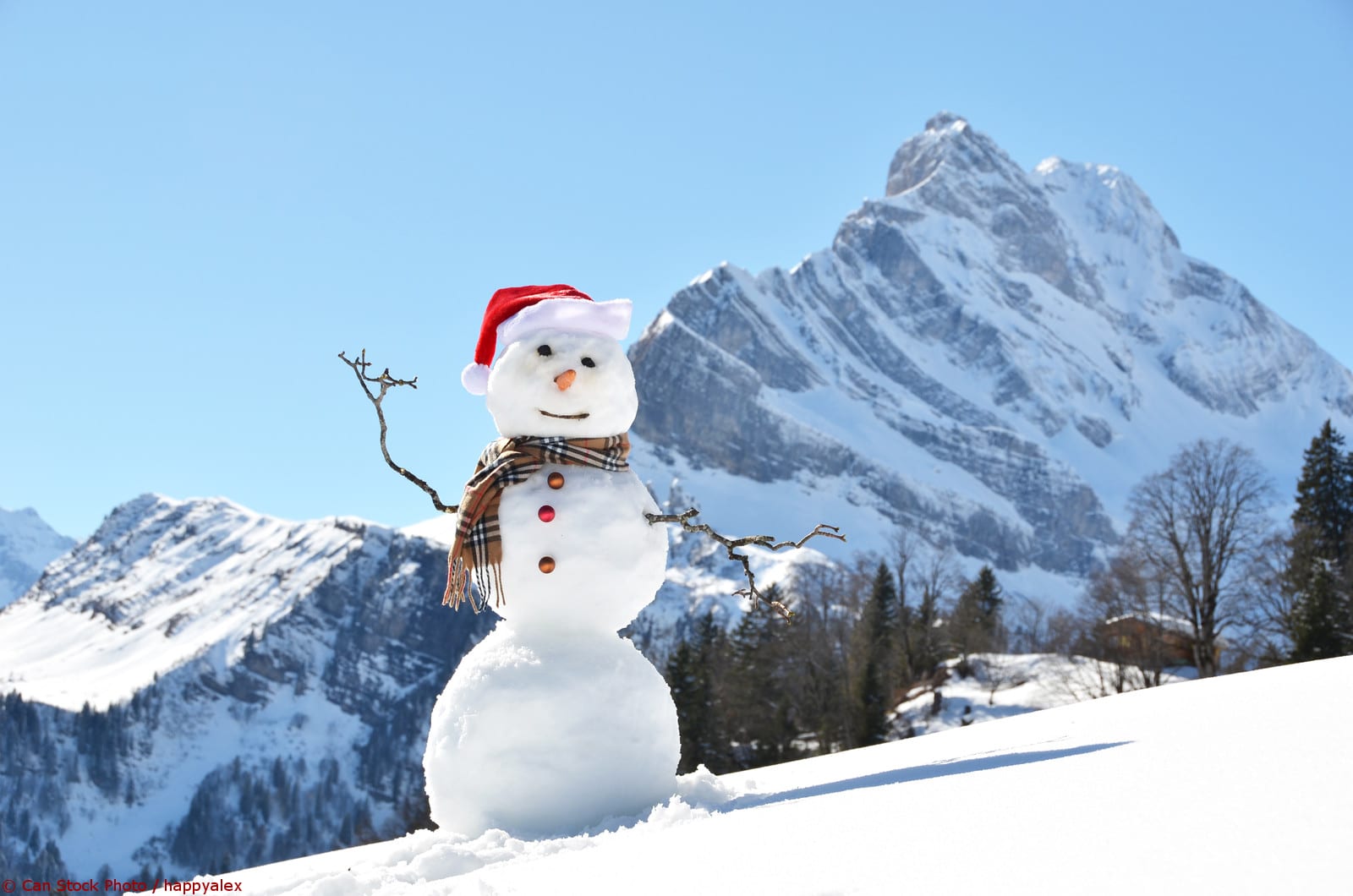 Snowman-on-Mountain